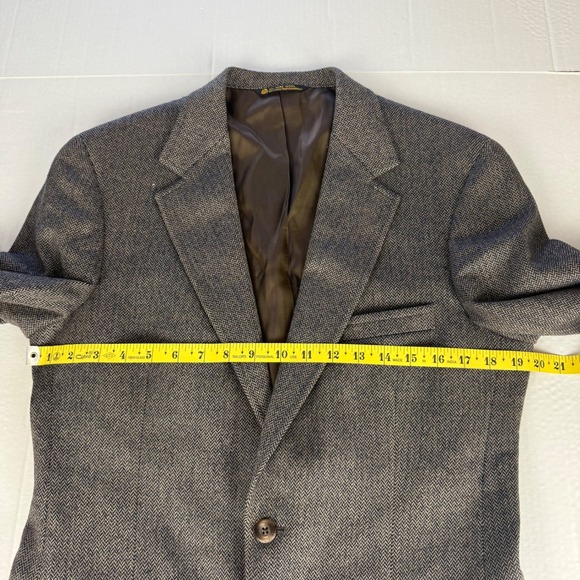 Lords of London for Patrick James Men's Wool Blazer Herringbone Jacket Size 38R - Picture 6 of 11